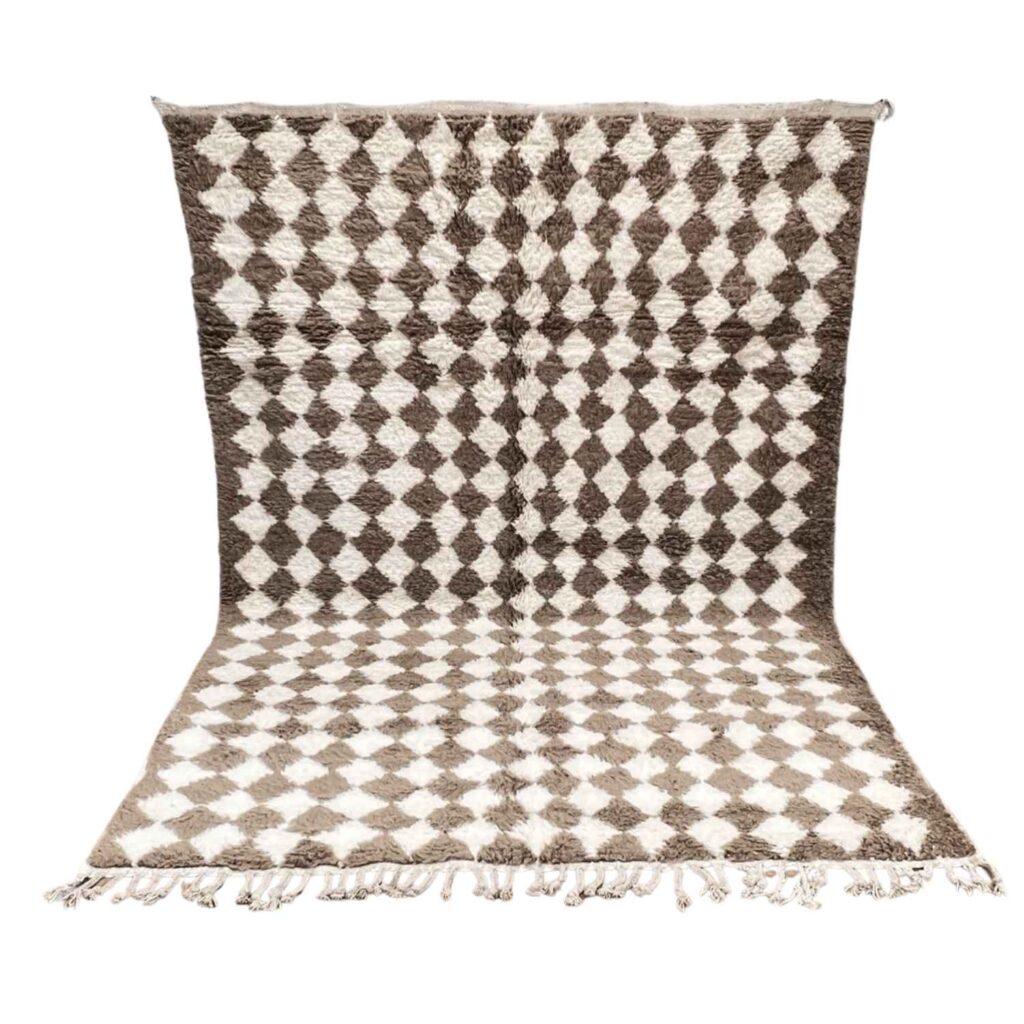 Moroccan Azilal Rug – Handmade Colorful Wool Carpet – Berber Abstract Design – Unique Artisan Rug